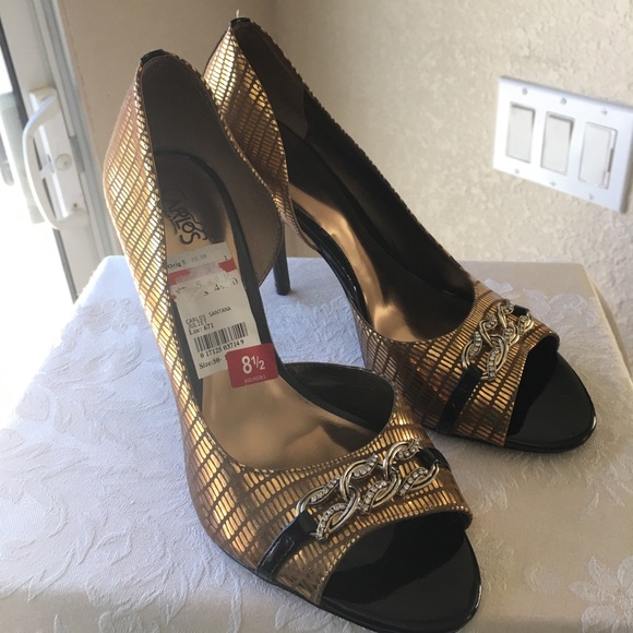 NWT Carlos By Carlos Santana Bling Front Shoes - Picture 6 of 8
