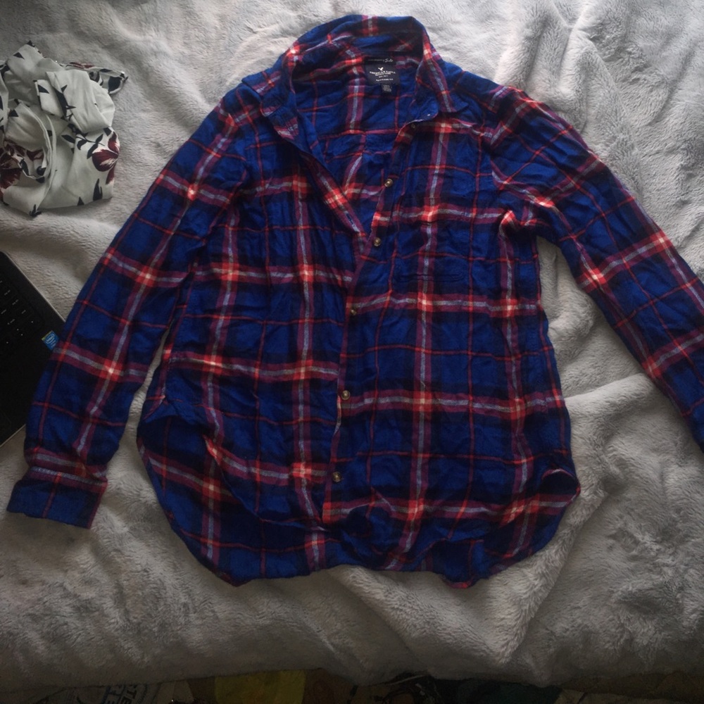 American Eagle boyfriend got flannel