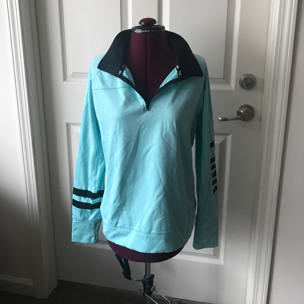 PINK quarter zip sweatshirt