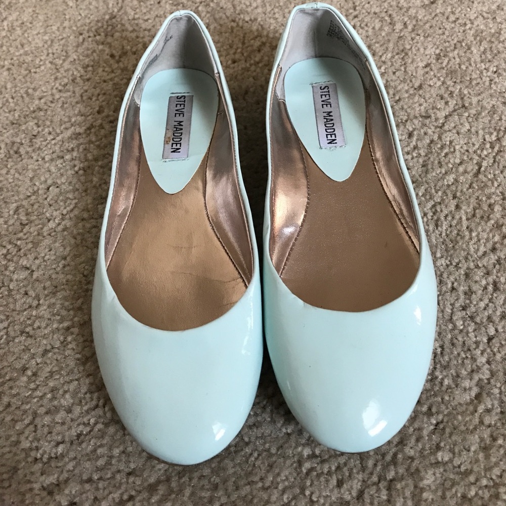 Mint Steve Madden flats