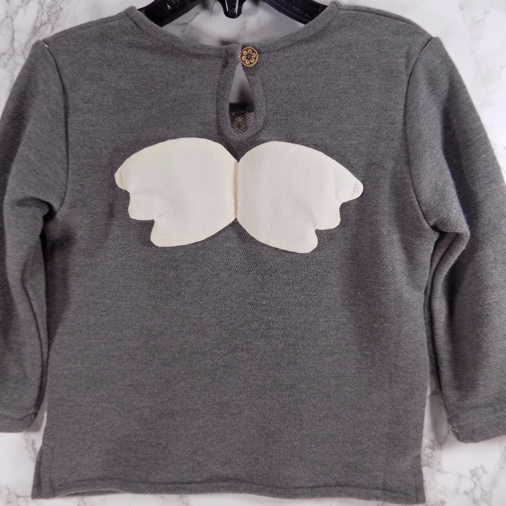 Gray Angel Top. kids   :)