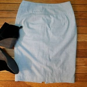 Mossimo Heather Grey Stretch Pencil Skirt - sz 8