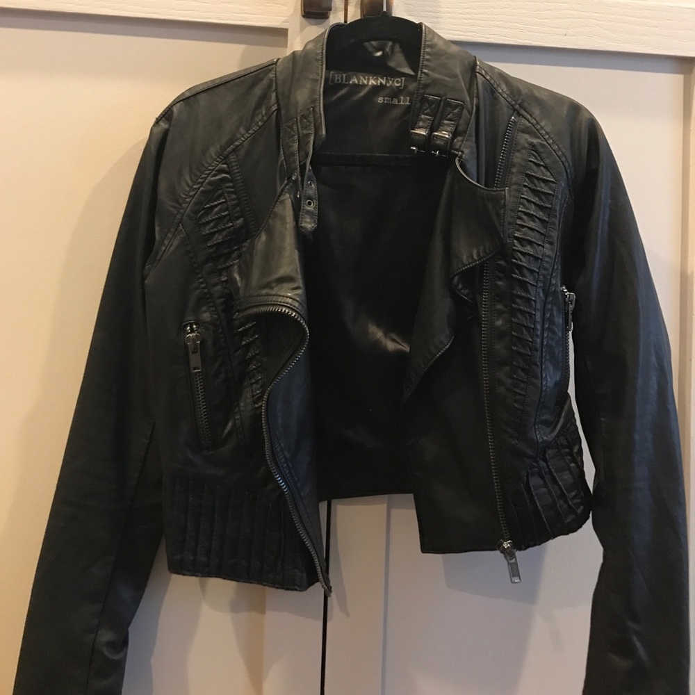 🌸Blank nyc leather/ Moto jacket🌸