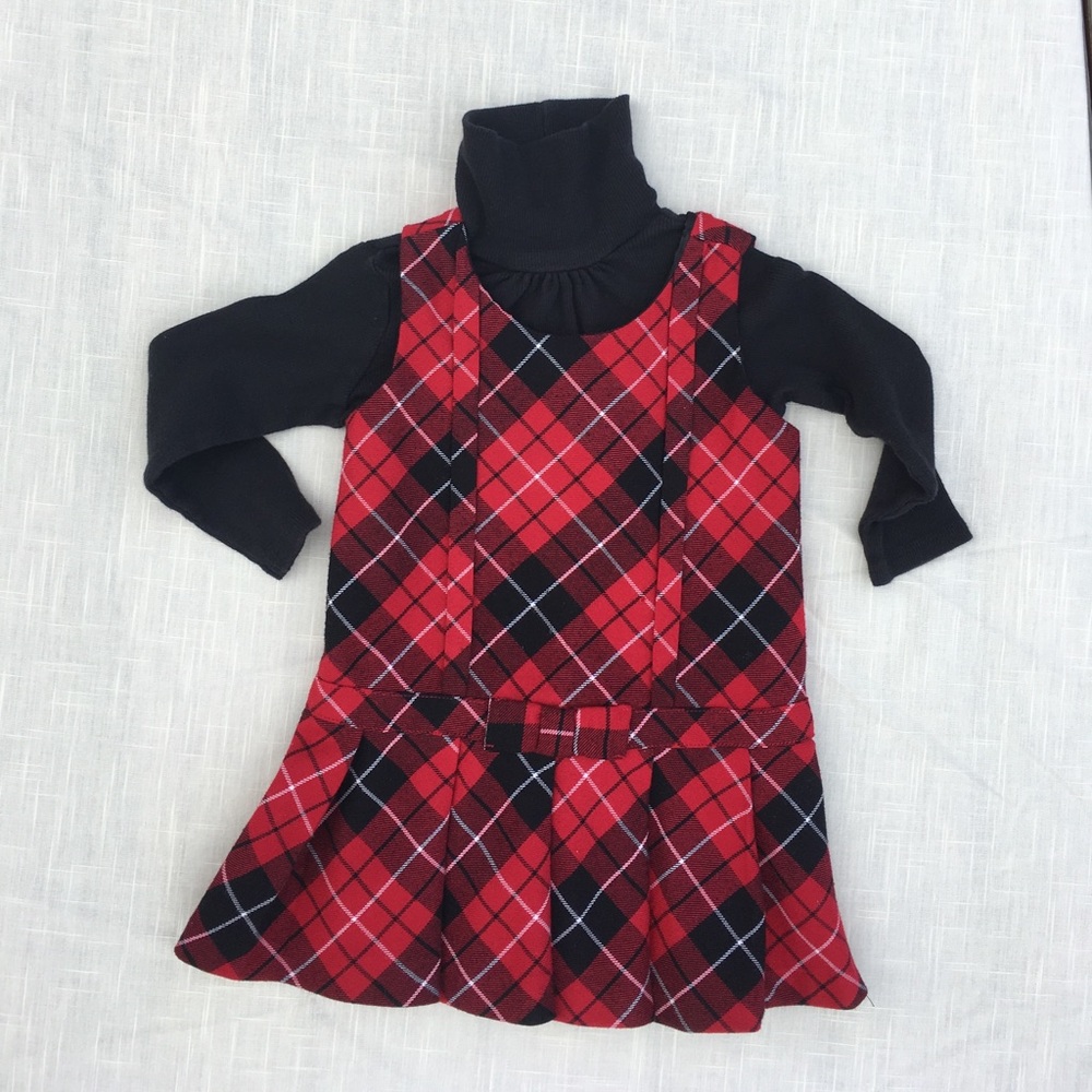 🎄 Plaid Jumper and Turtleneck 🎄