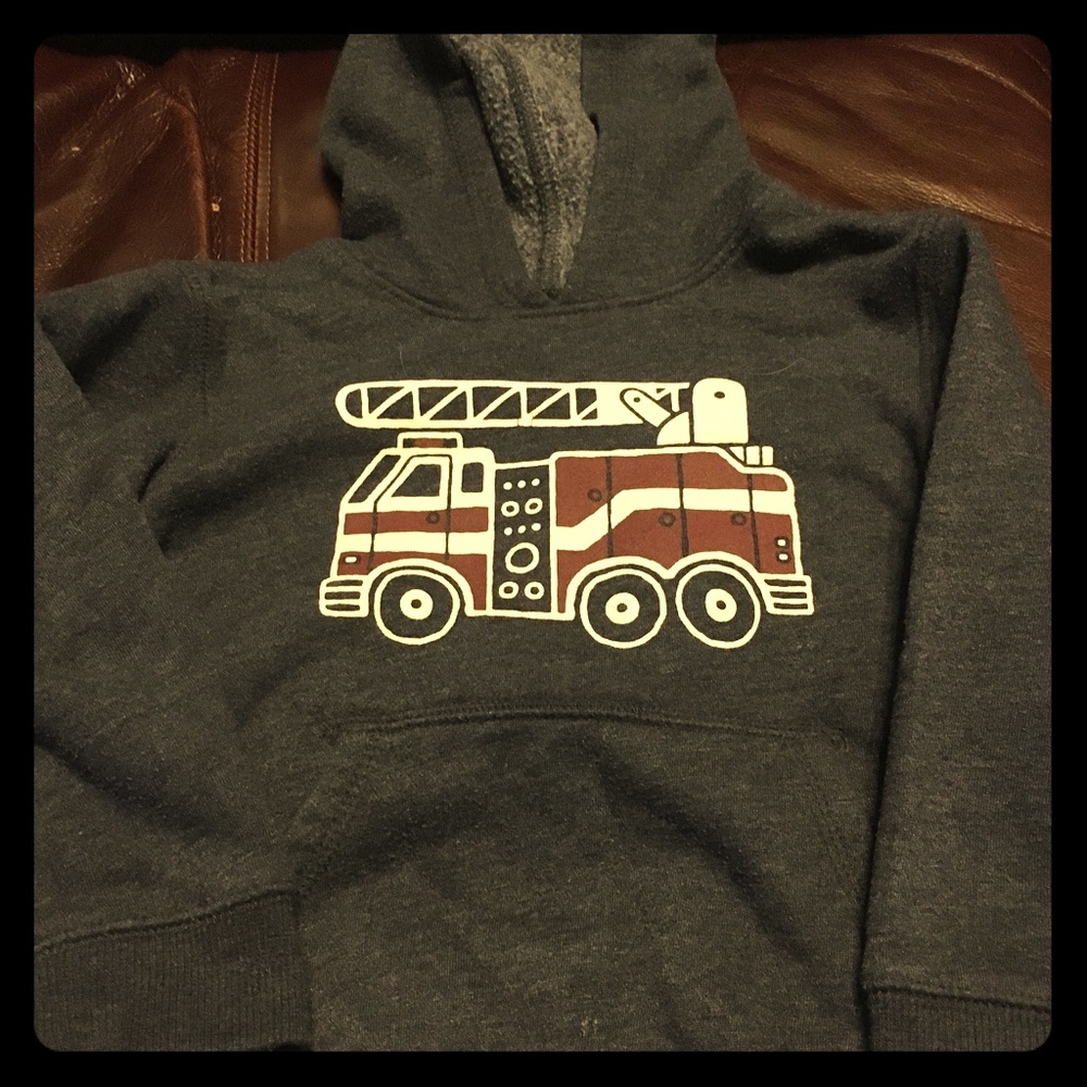 Fire truck hoodie in perfect condition.