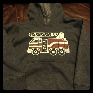 Fire truck hoodie in perfect condition.