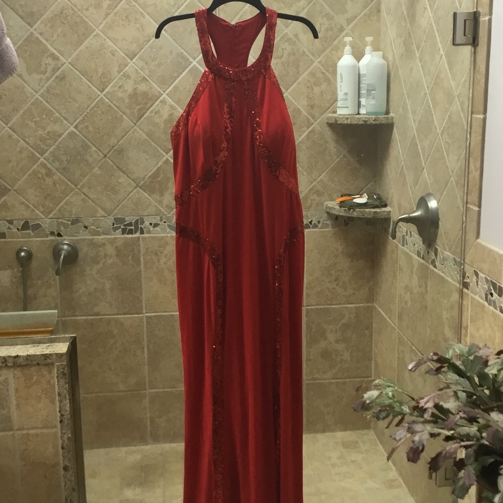 Ruby Red Prom Dress