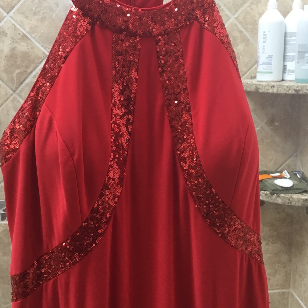 Ruby Red Prom Dress - Picture 2 of 6