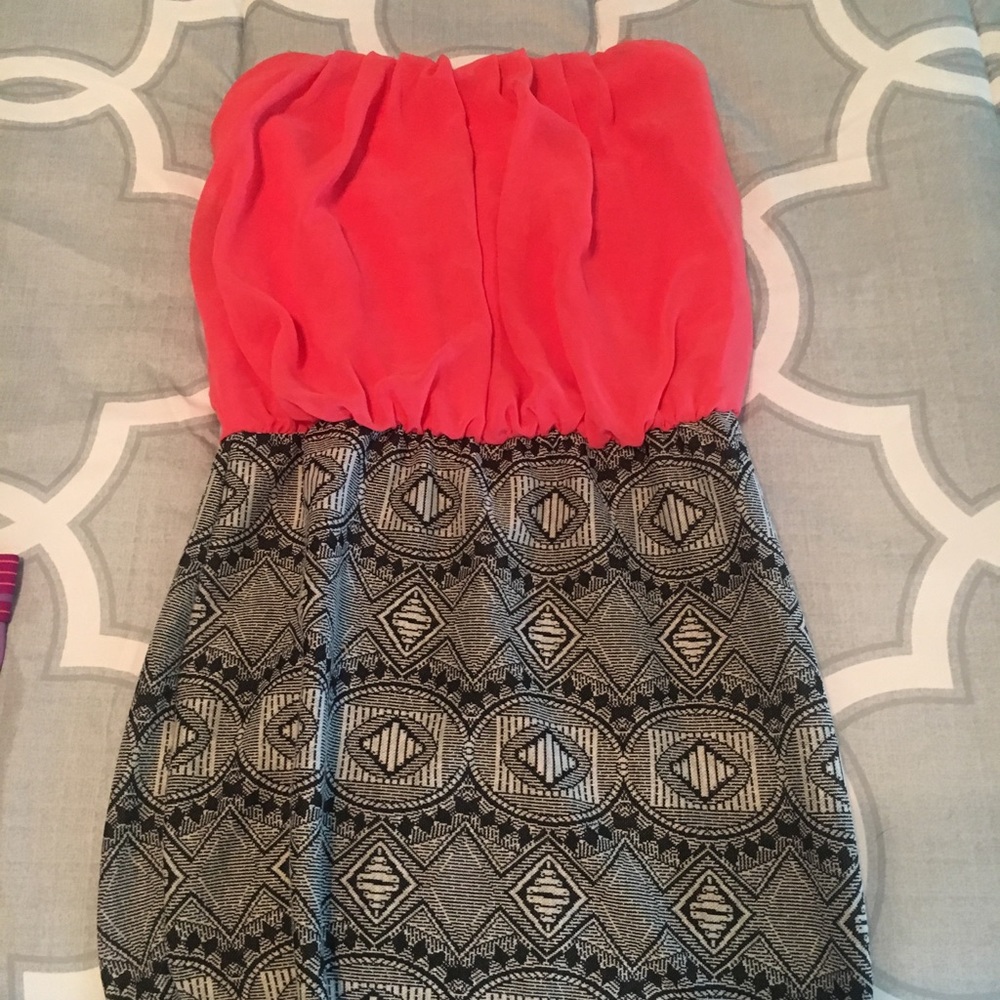 Charlotte Russe strapless club dress