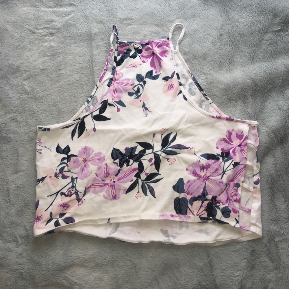 Floral crop top