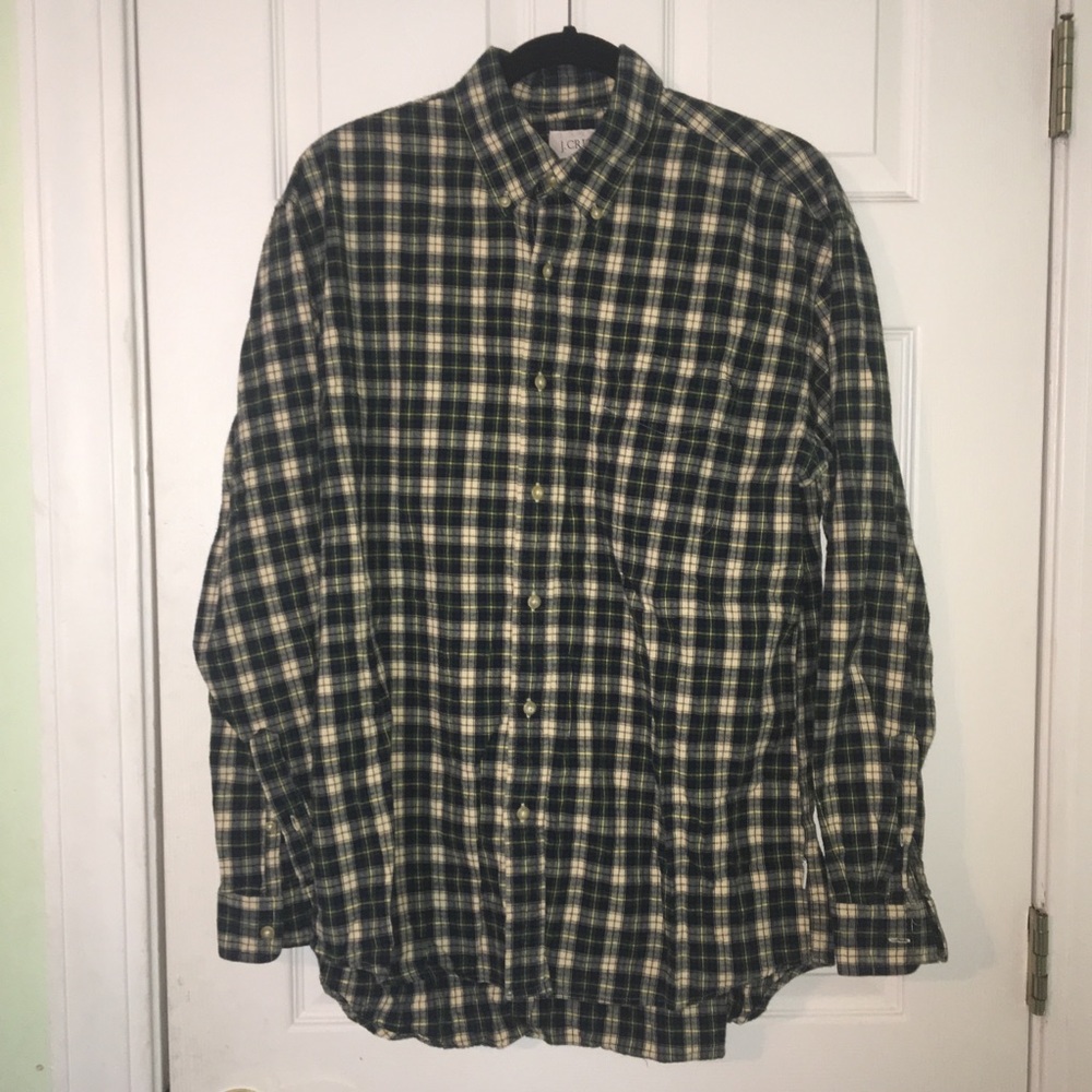 J CREW flannel button down