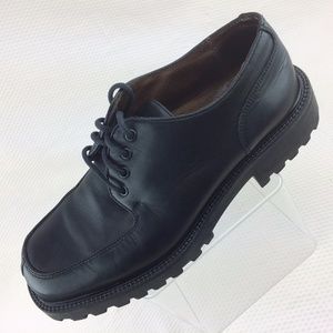 Kenneth Cole Men's Black Oxford Split Toe Apron