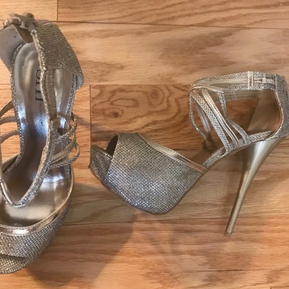 Sparkly heels