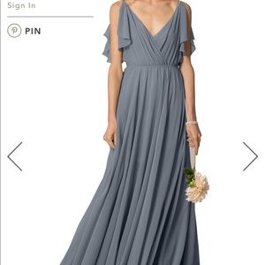 Jenny Yoo, The Cassie, Denmark Blue, size 8