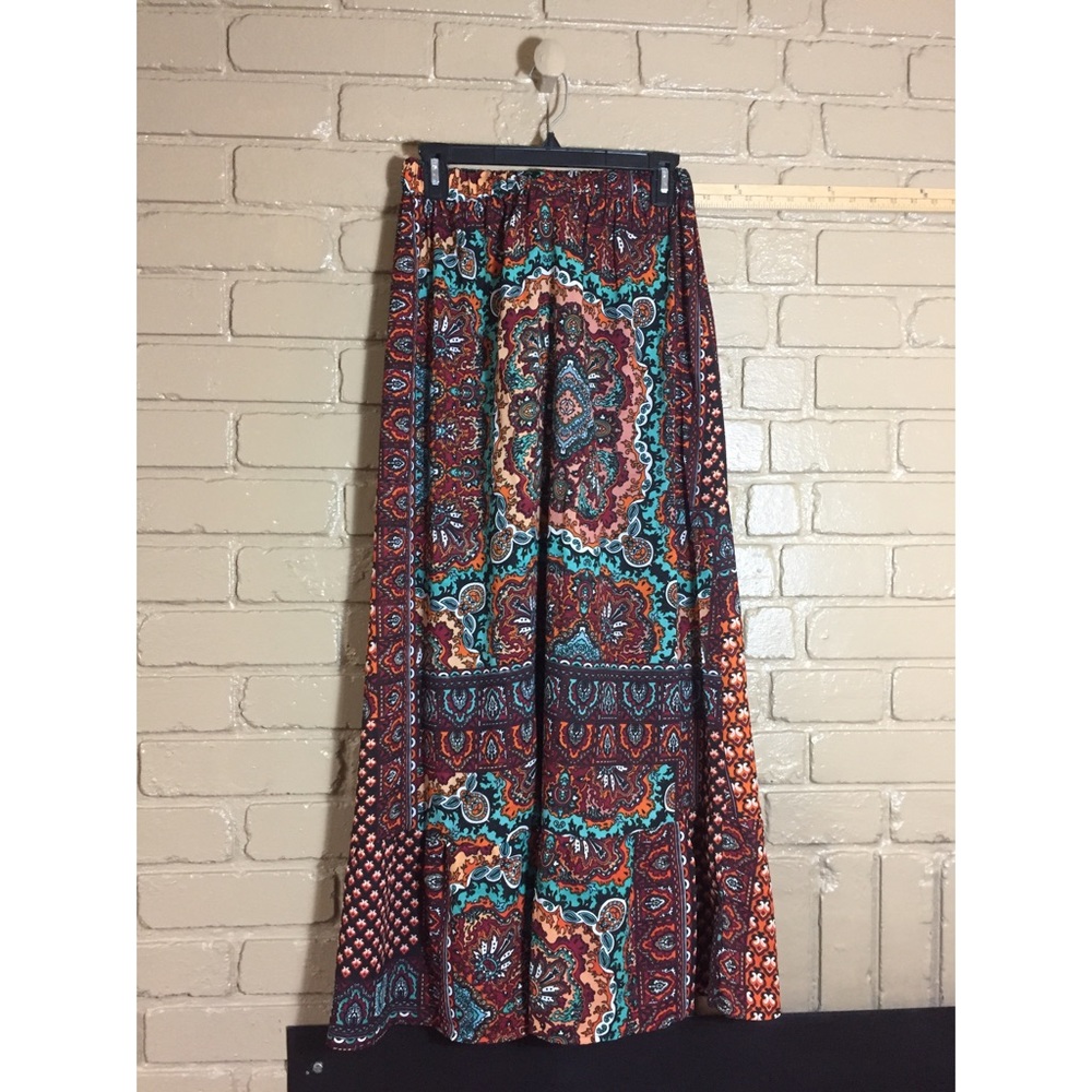 Boho maxi skirt