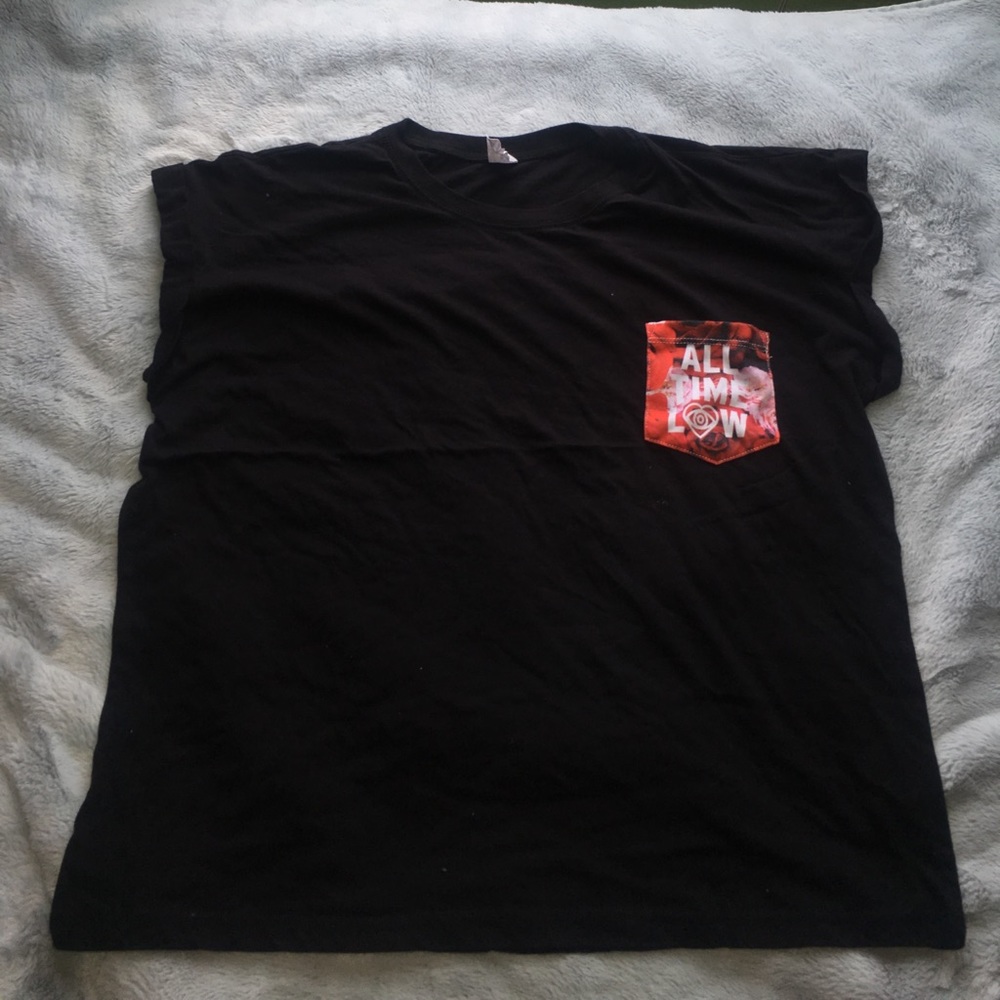Black All time low shirt; hardly worn