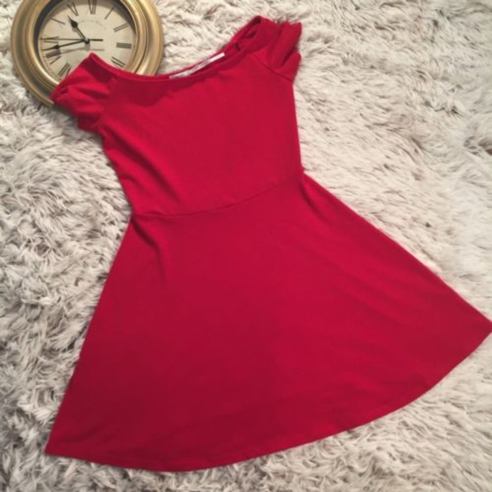 Kimchi Blue Urban Outfitters Girls Dress Red Small