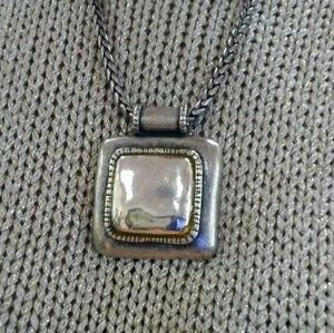 Chico's Sliver Tone Necklace