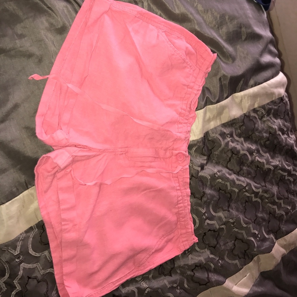 Old Navy Linen Pink Shorts Size 16