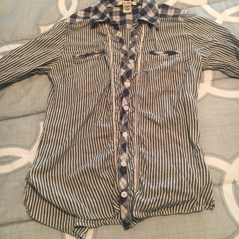 Plaid button up