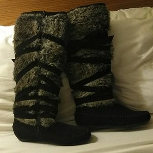 Kristy faux fur boots