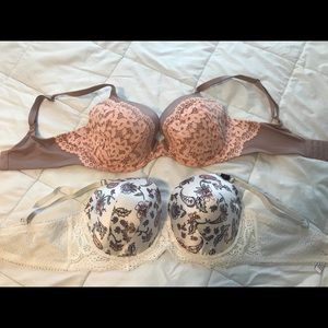 Set of 2 Victoria’s Secret Bras Size 36DD