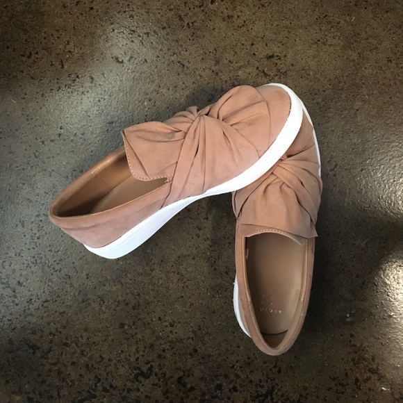 a new day Shoes - NWOT A New Day Slip on knot sneakers
