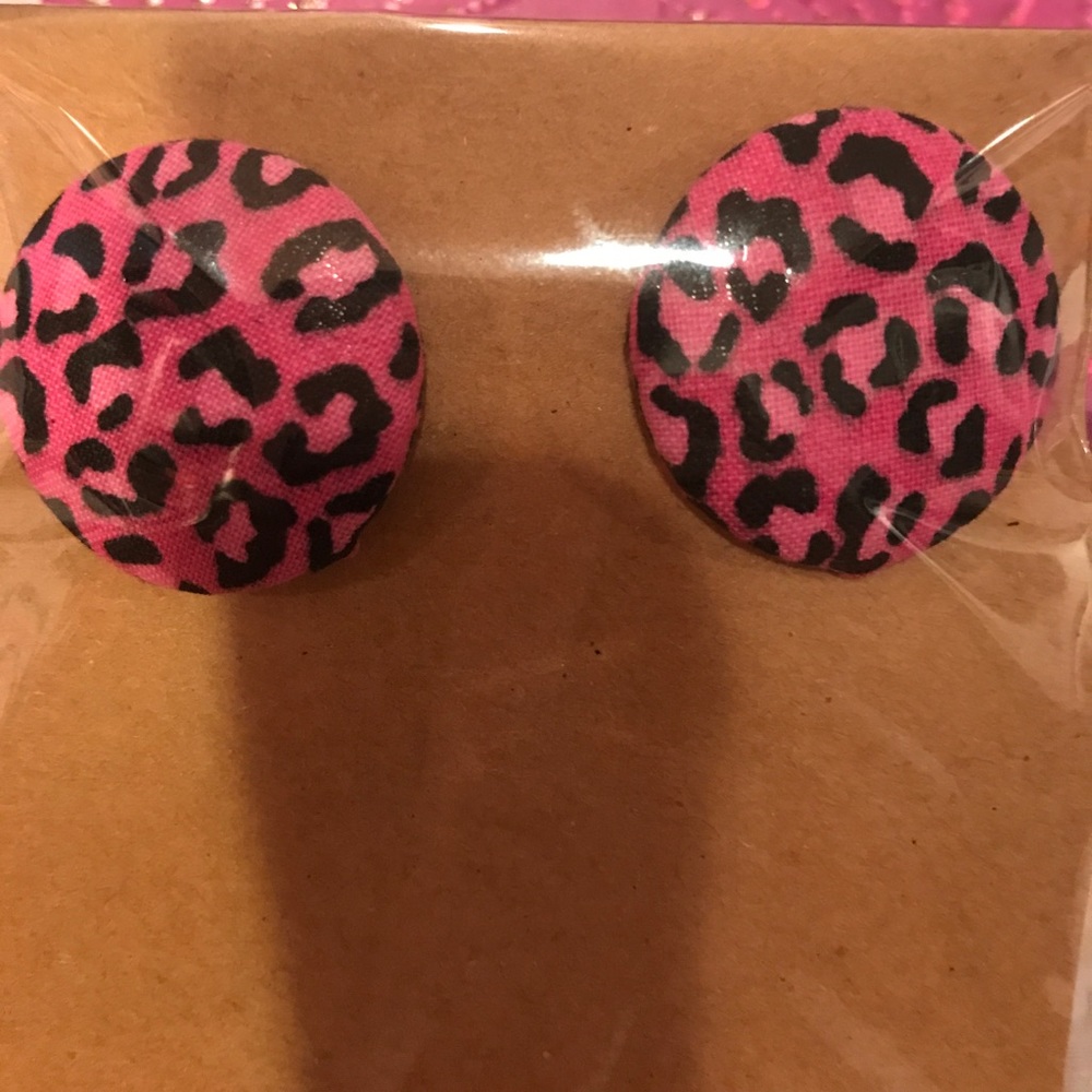 Handmade Fabric Wrapped Earrings