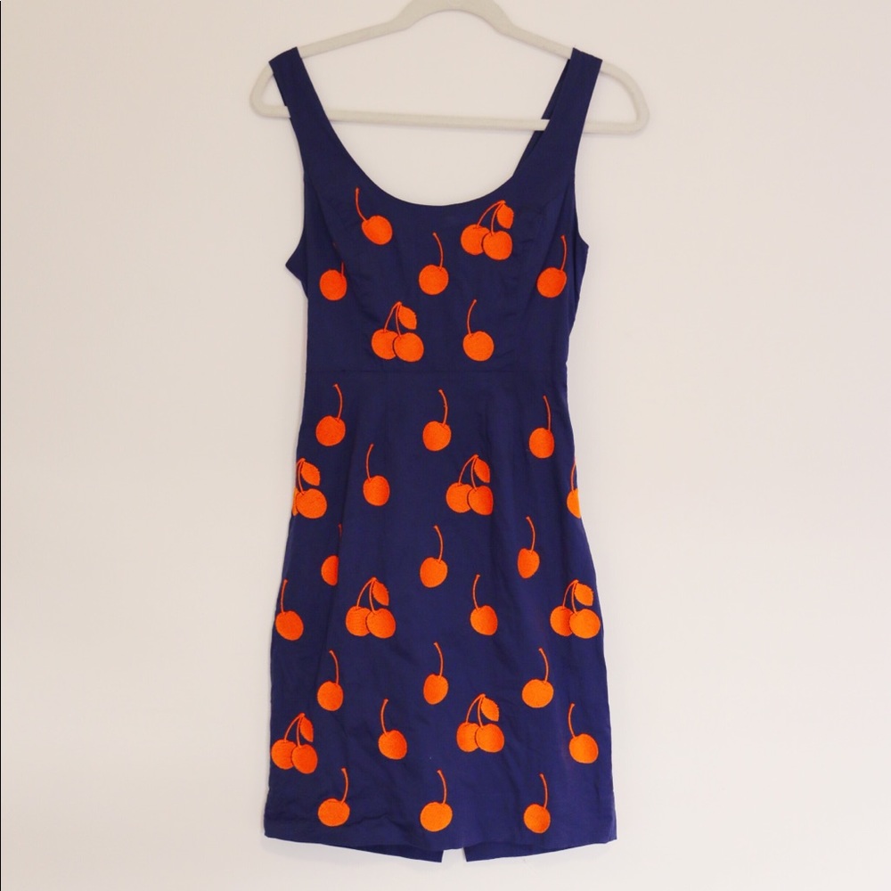 Vintage 🍒 Anthropologie Cherry Dress sz O