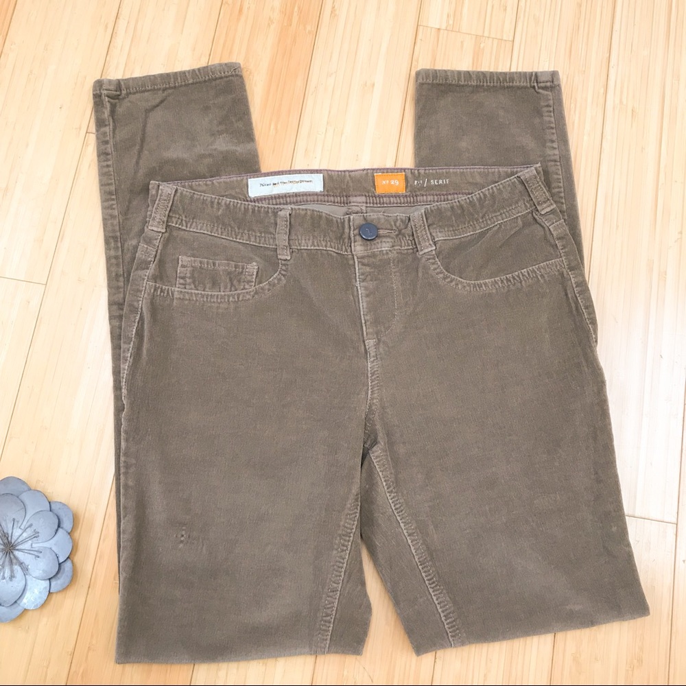 Anthropologie PILCRO stretchy corduroy pants, 29.
