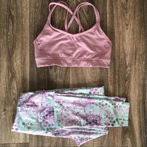 Lavender & mint Yoga outfit