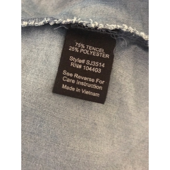 EUC Modcloth Denim Chambray Utility Jacket - Picture 6 of 8