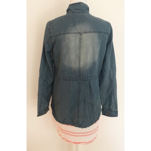 EUC Modcloth Denim Chambray Utility Jacket - Picture 8 of 8