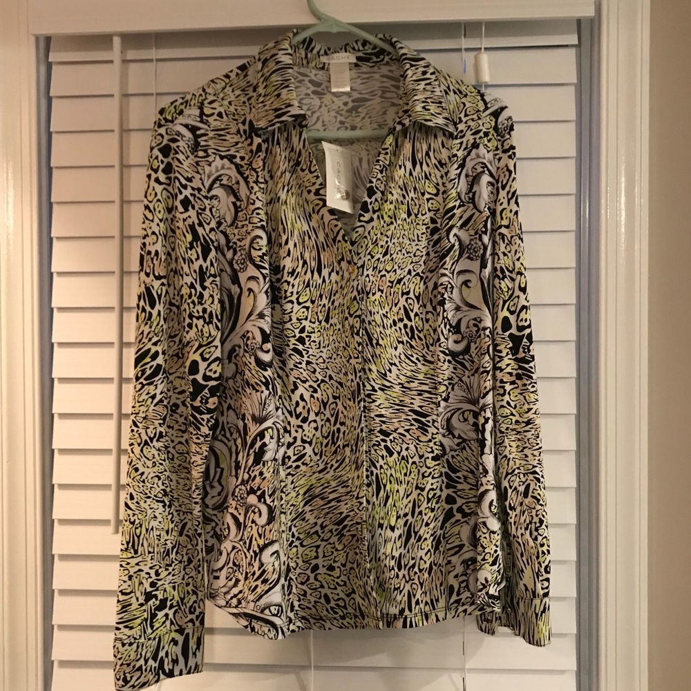 Cache button up dress shirt