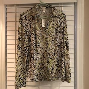 Cache button up dress shirt