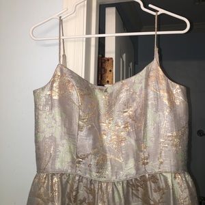 Gianni Bini metallic cocktail dress