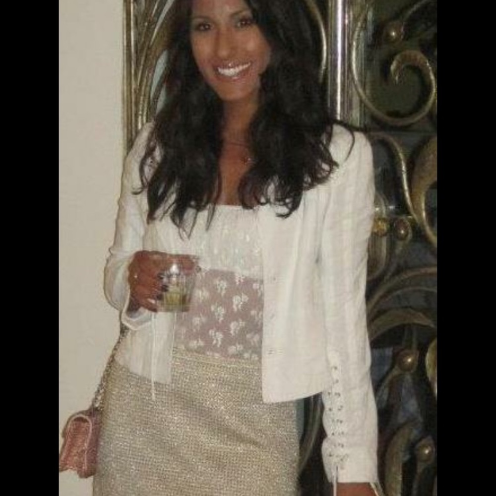 Diane von furstenberg linen jacket
