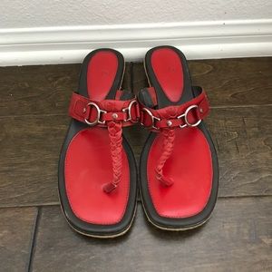 Cole Haan Nike air sandal red size 10
