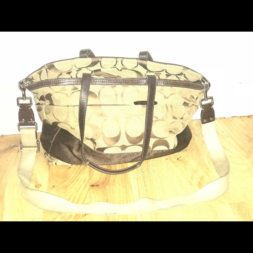 Authentic Coach diaper bag