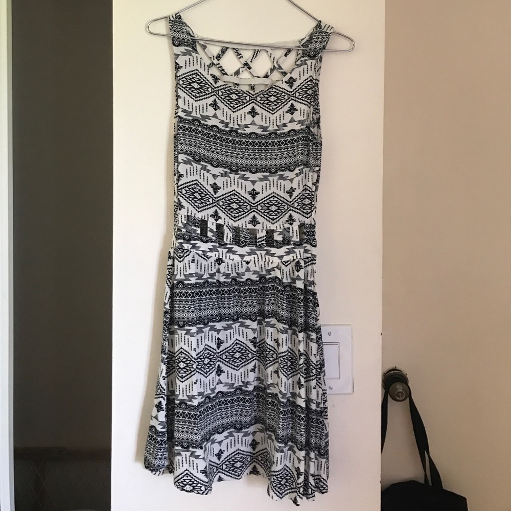 H&M caged tribal dress size 2