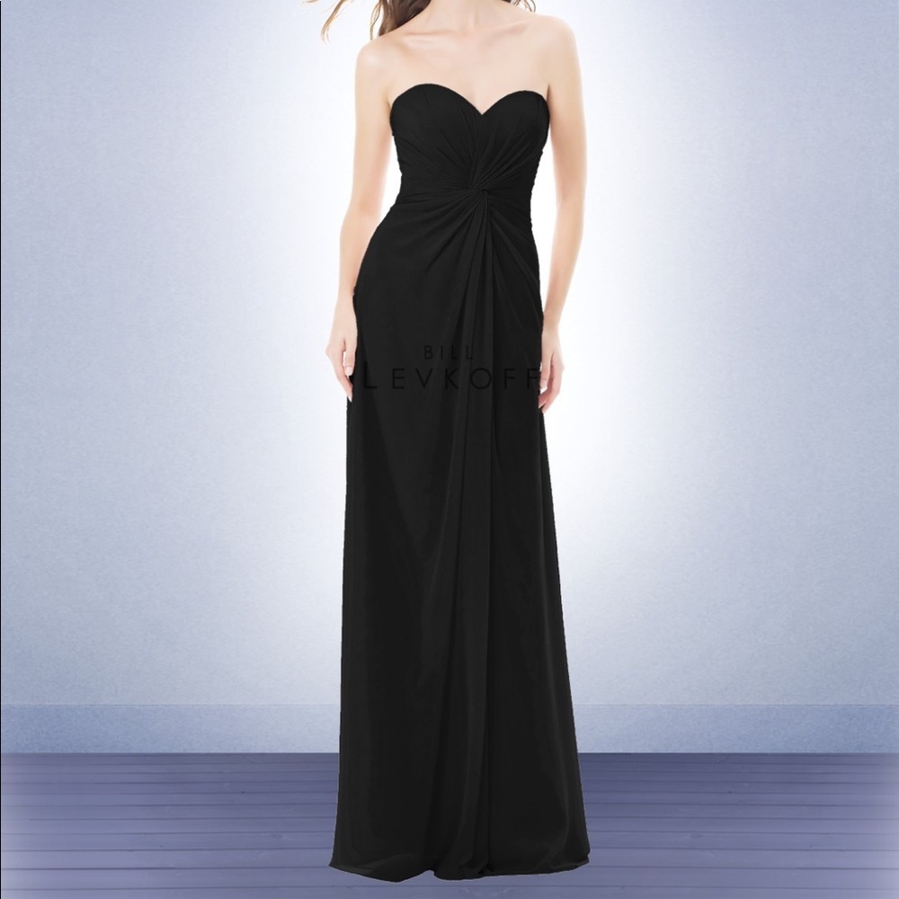 Black, Bill Levkoff style 484 bridesmaid dress