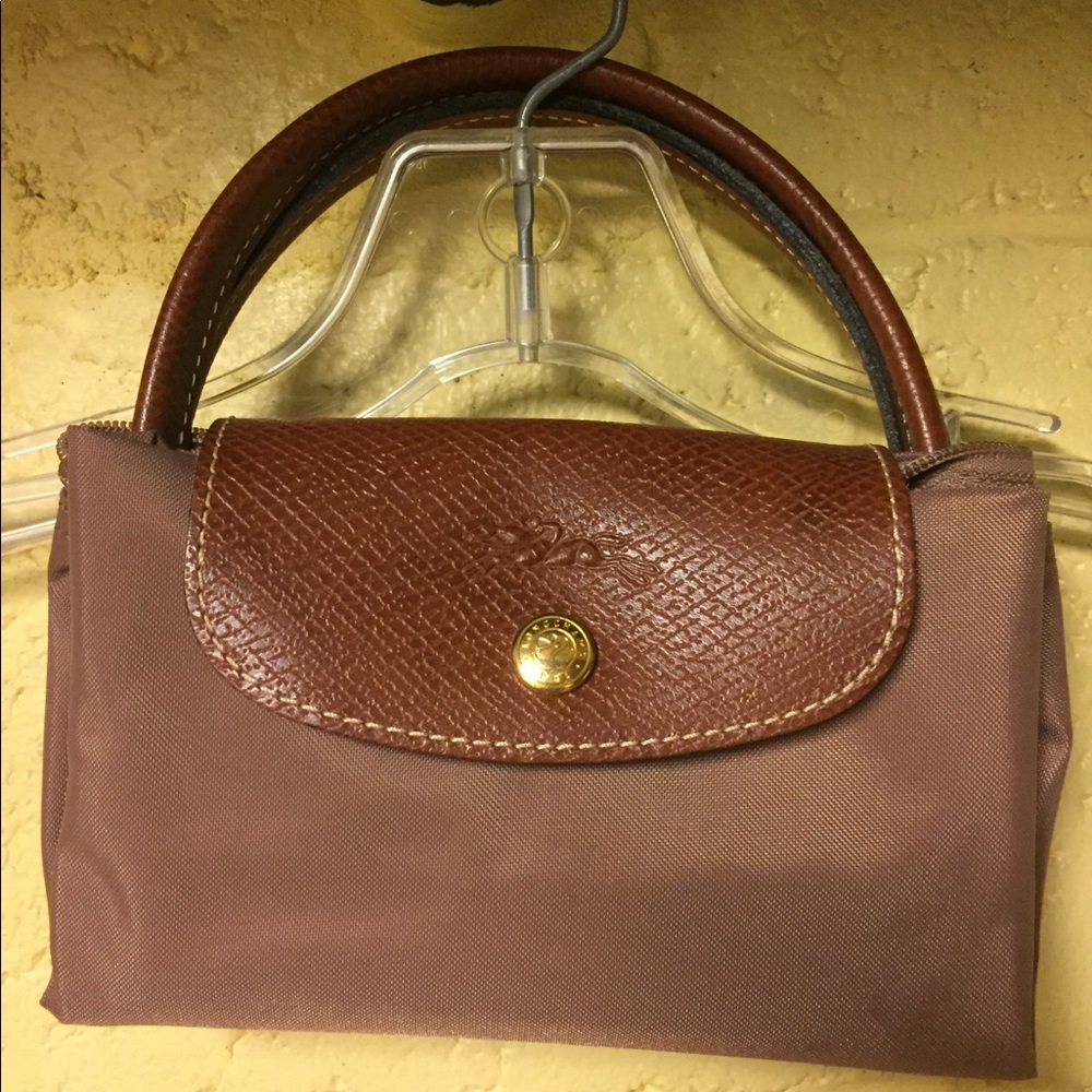 Classic Longchamp fold up bag
