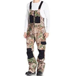 Neff Cope 2 Snowbibs. Real Tree Camo Collab!