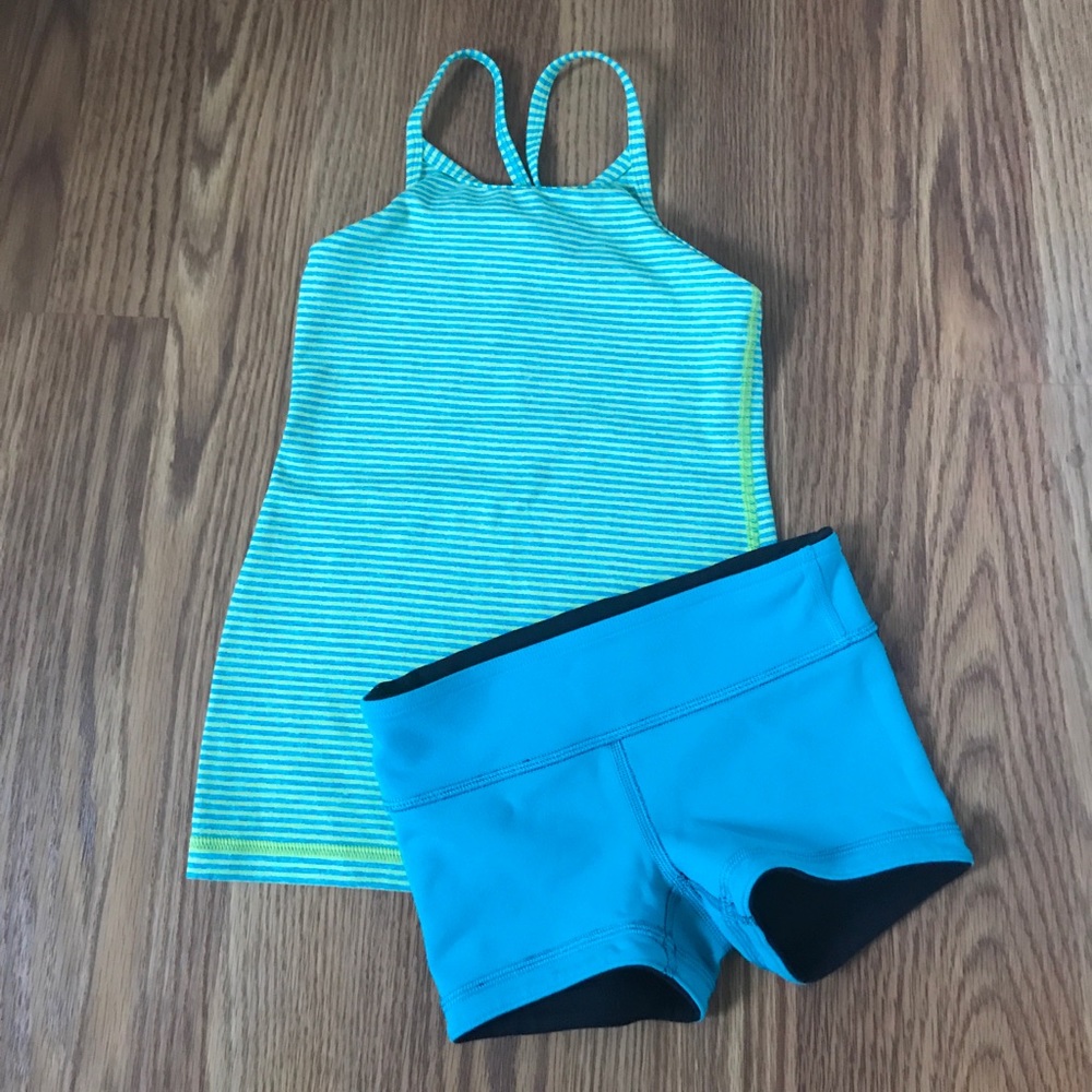 Ivivva Size 6 Tank Top & Matching Shorts
