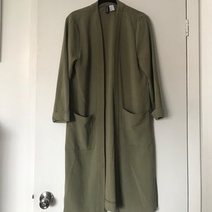 H&M Green Duster Jacket