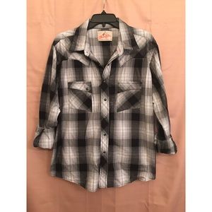 Men’s Wrangler plaid shirt