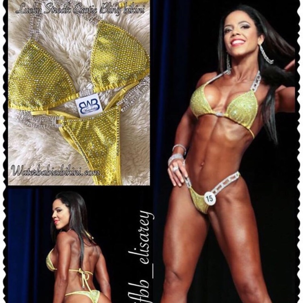 Yellow Competition bikini suit