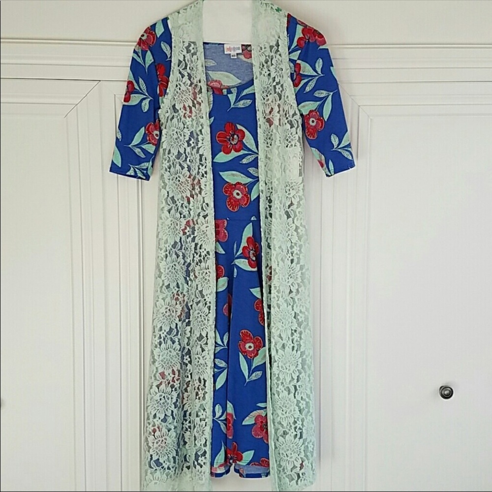Lularoe - Nicole dress and lularoe- joy cover up