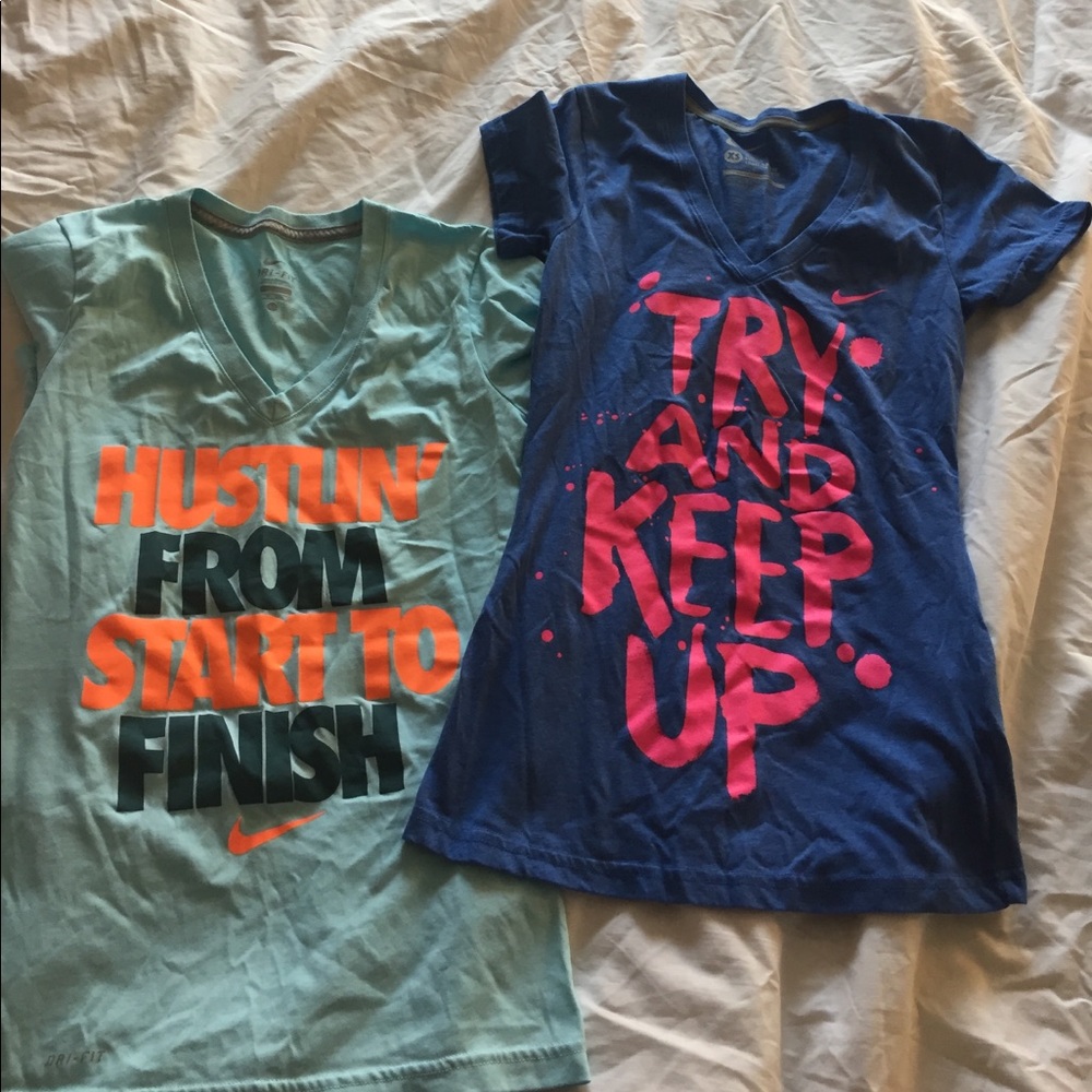 Nike tee shirts. Dry fit material. - Picture 1 of 1