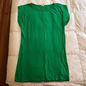 Splendid Green Cap Sleeve Tee